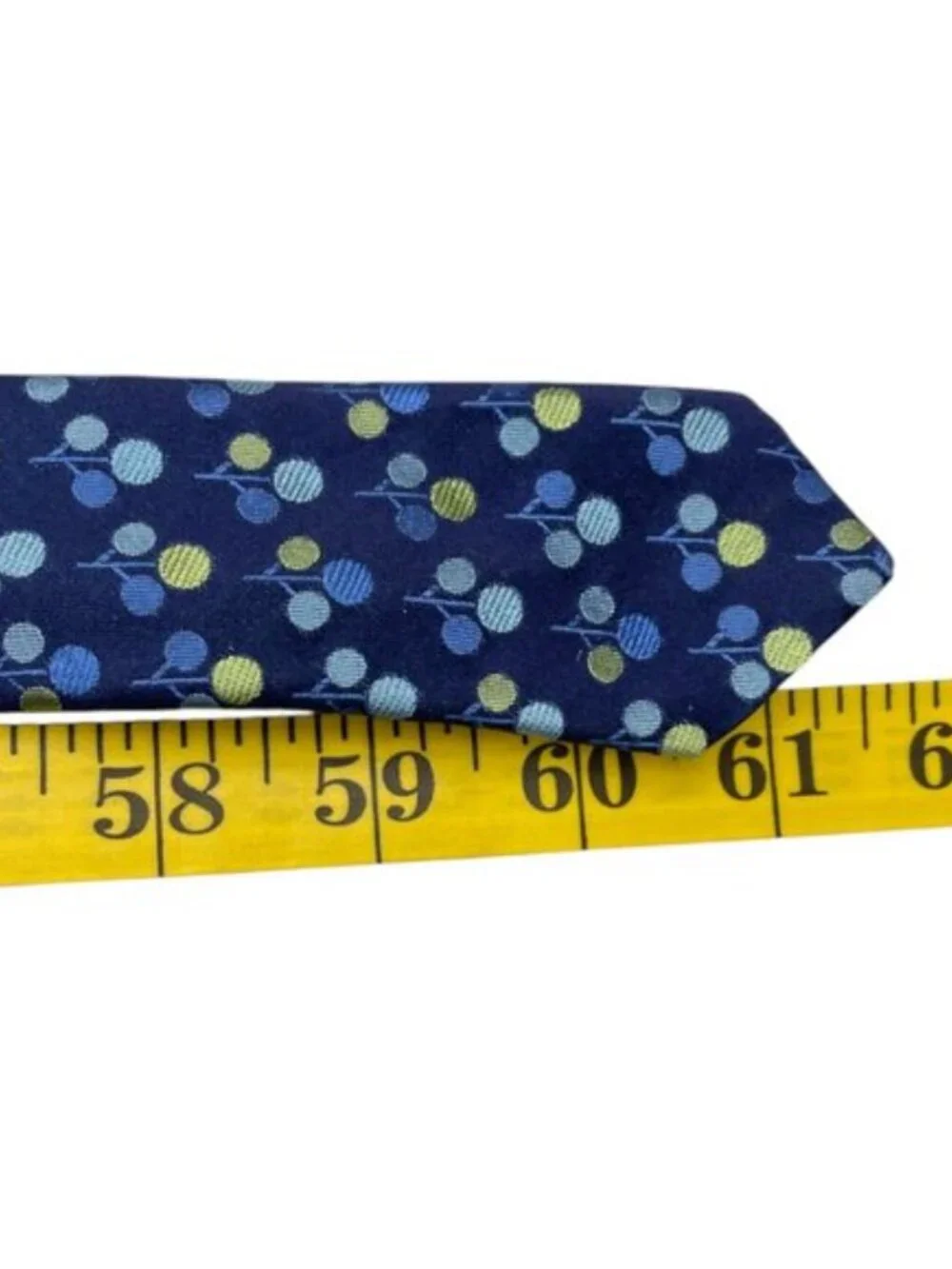 Ted Baker London Textured Blue Floral Berry Pattern Silk Tie Geometric